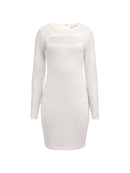Rhinestones mini dress
