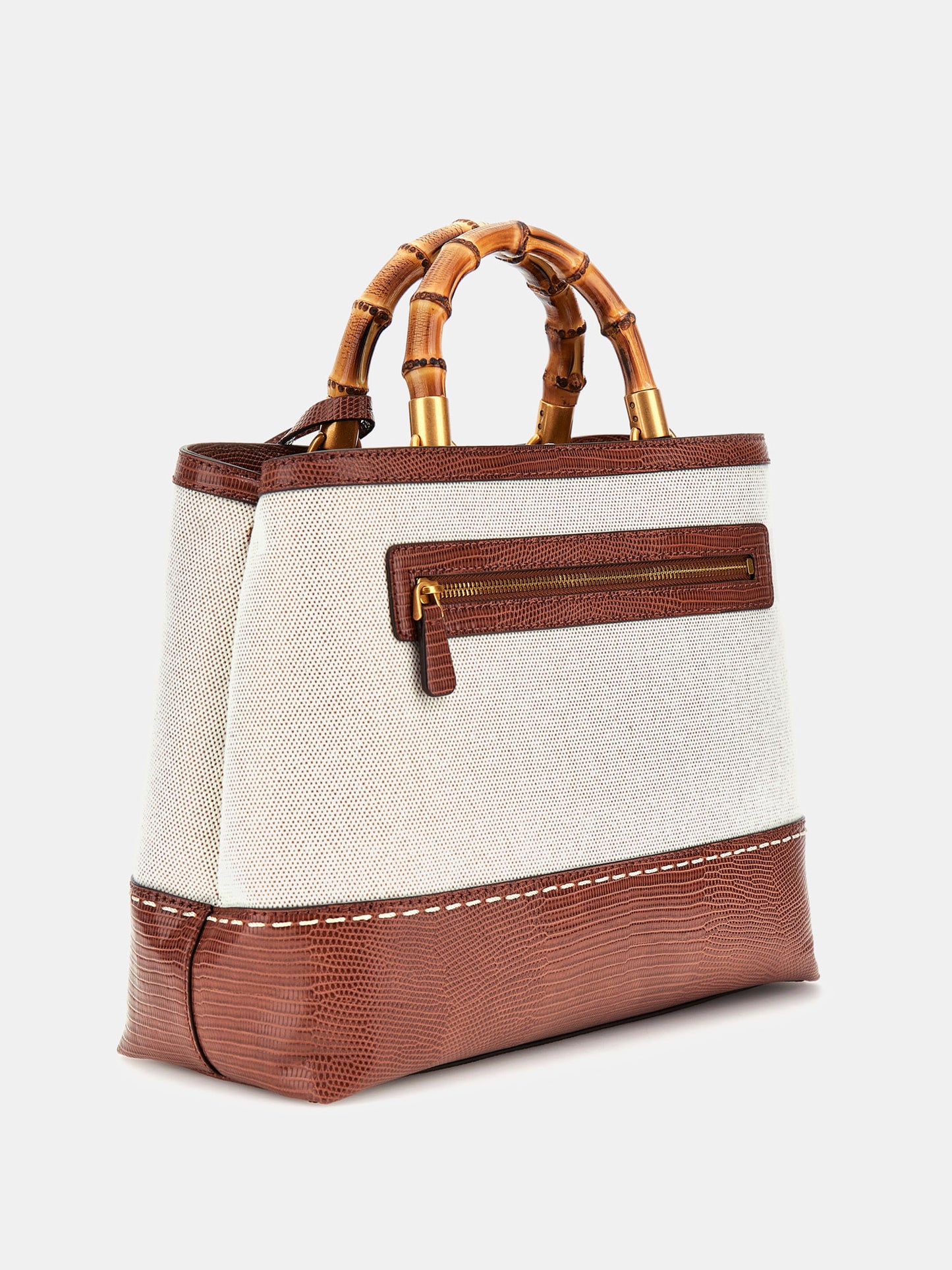 Zabry handbag with croc-print details