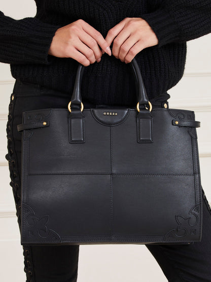 Isa genuine leather handbag