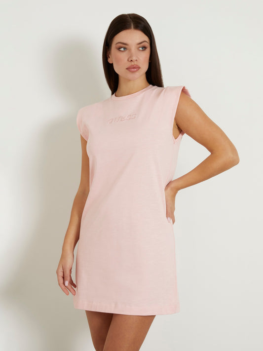 Front logo mini dress