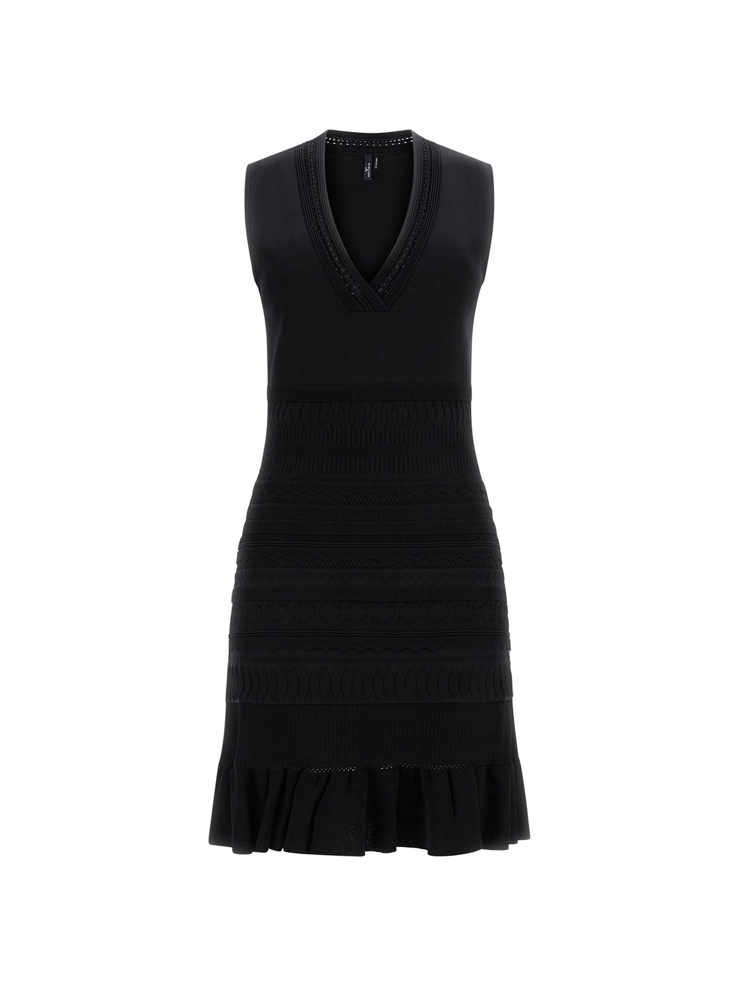 Marciano fit and flare mini sweater dress