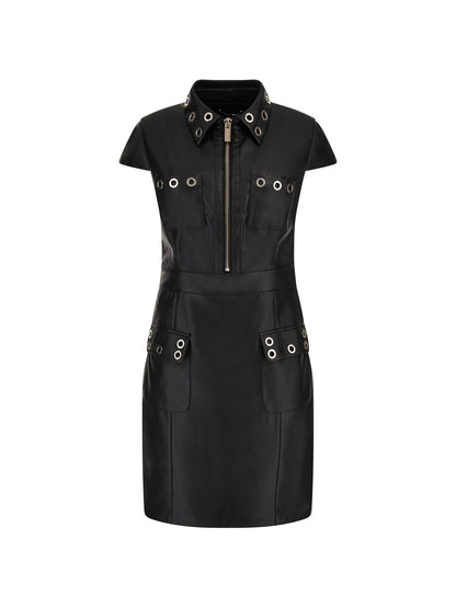 Marciano faux leather mini dress