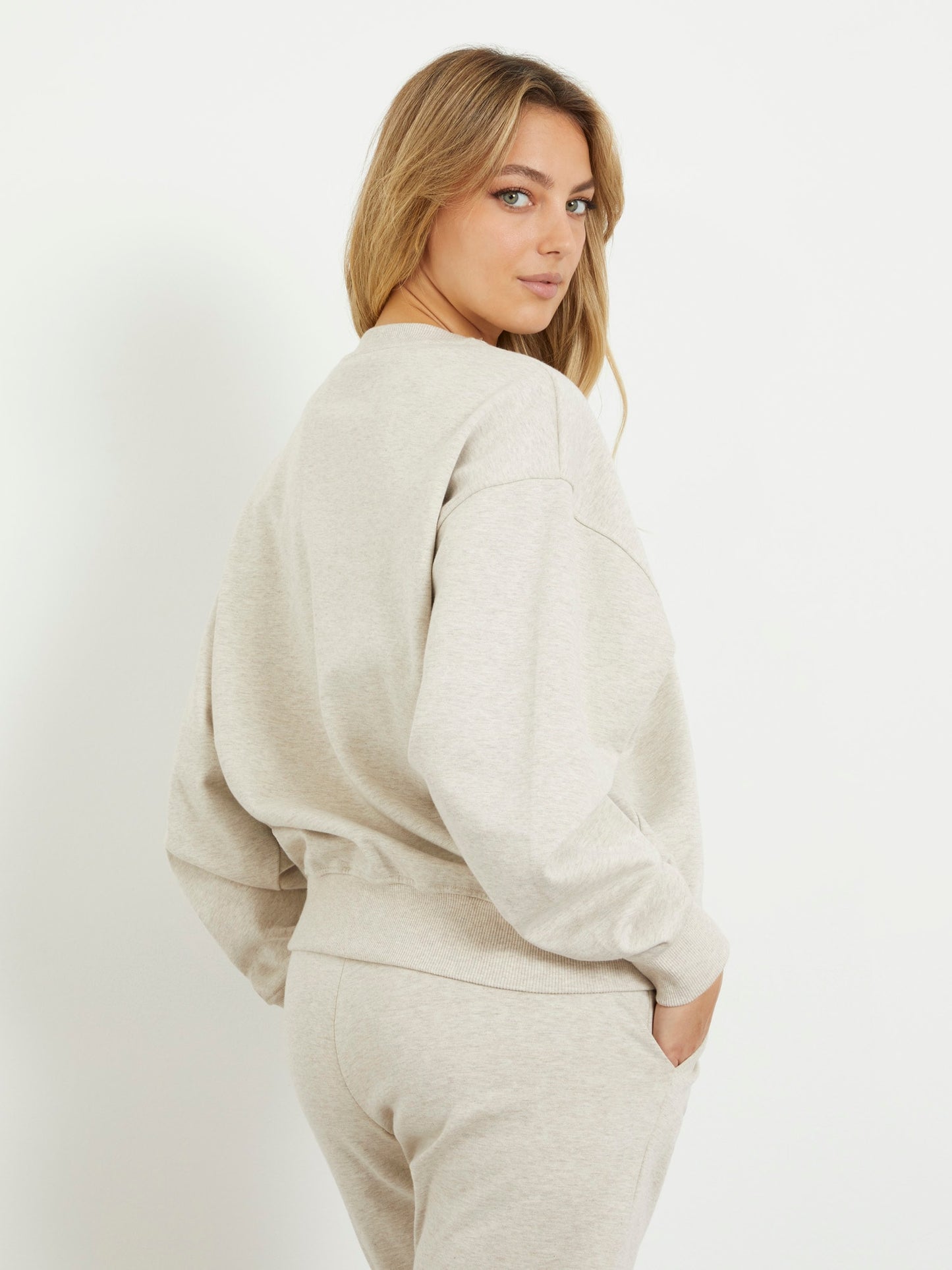 Embroidered logo sweatshirt