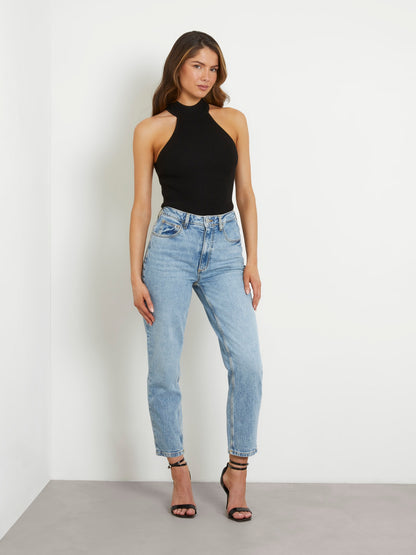 Rib sweater top