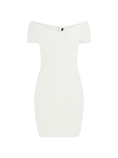 Marciano chenille inserts mini dress