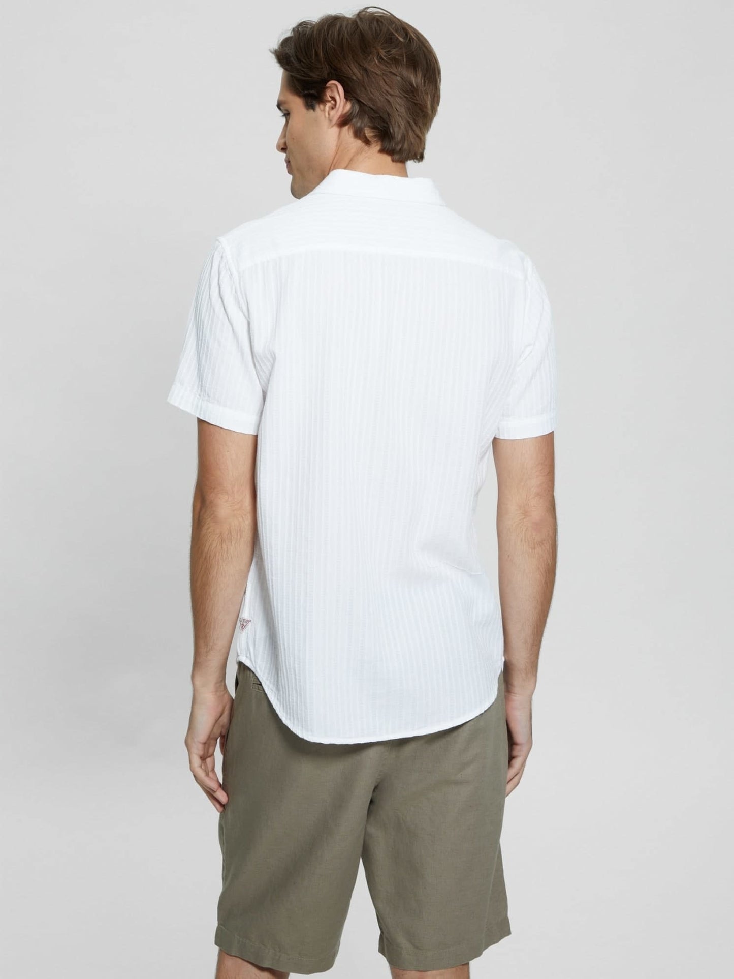 Dobby striped shirt