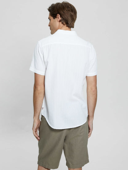 Dobby striped shirt