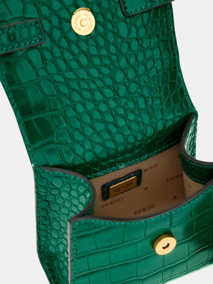 Sestri croc print mini handbag