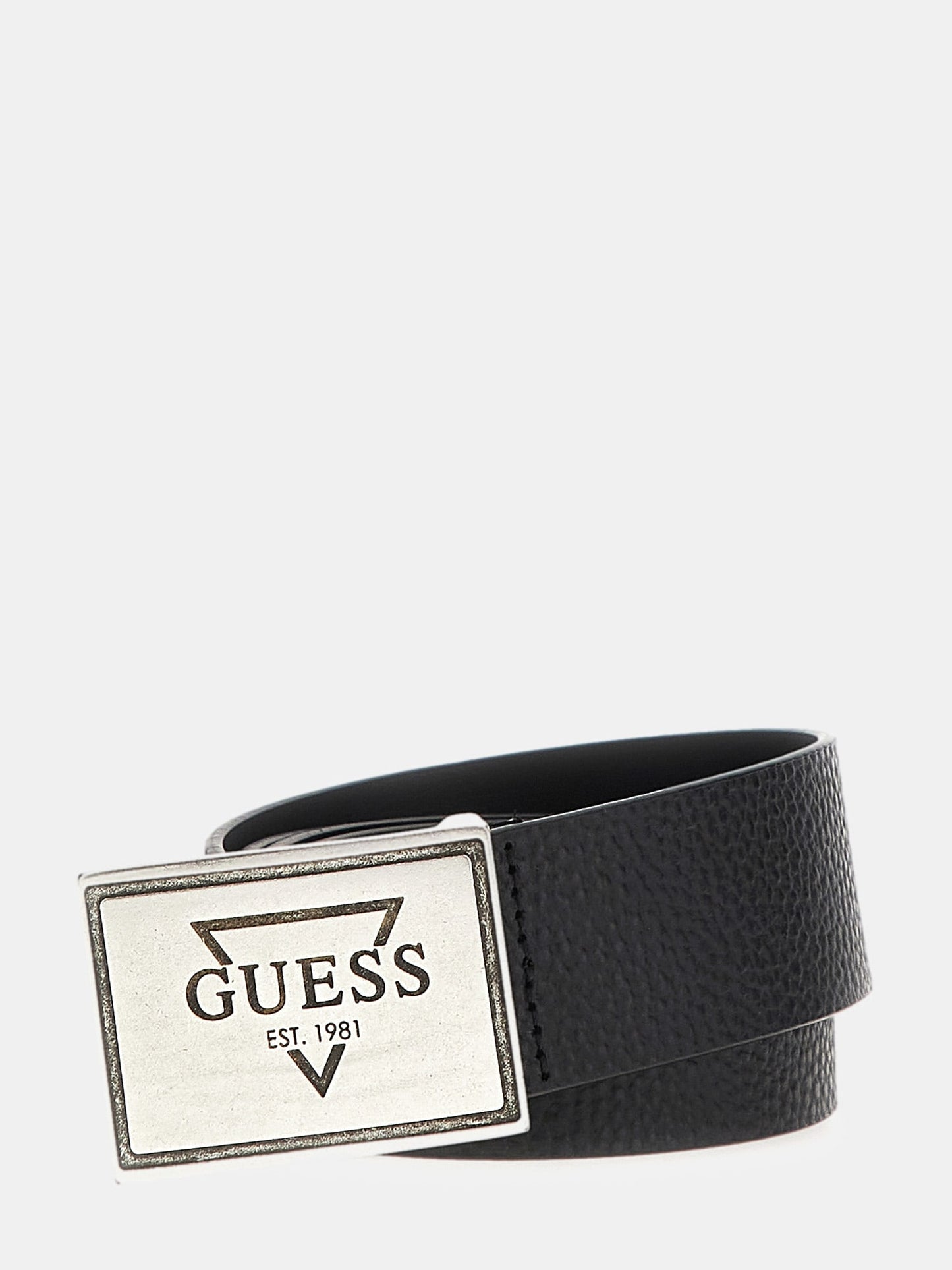 Logo-detail plaque belt_Men