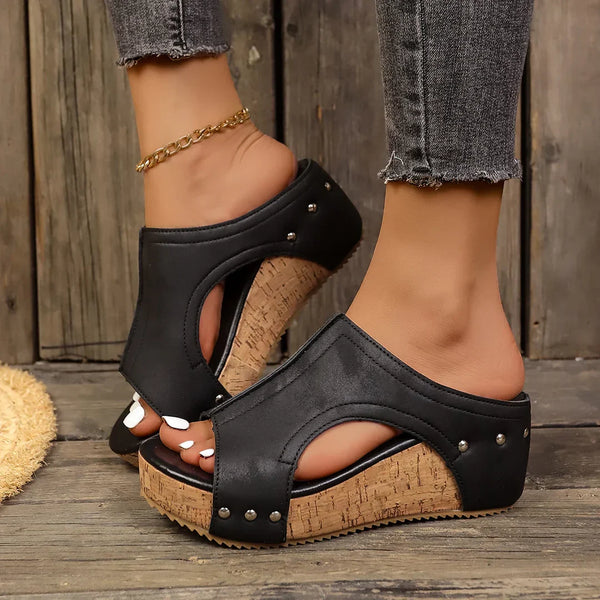 🔥Last Day 60% OFF! Lumi Stud Wedges