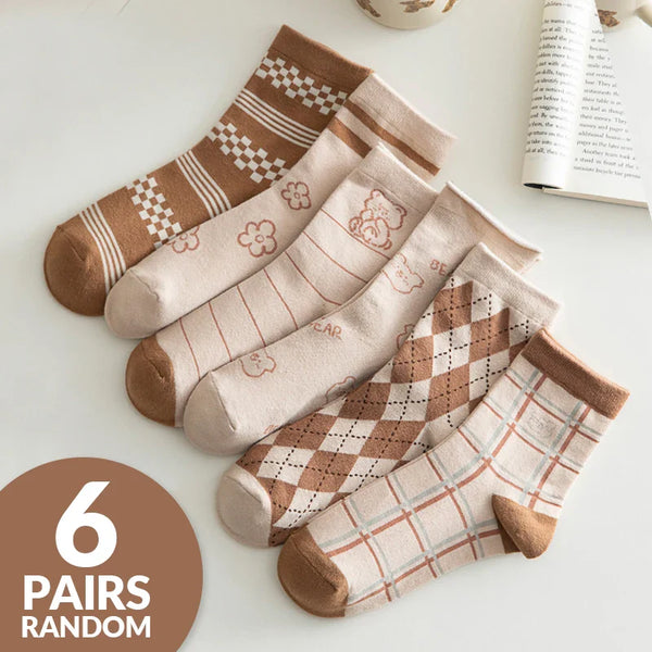 Vintage Lace Socks – 6 Pairs